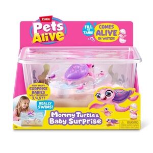 Pets Alive Mommy Turtle & Baby Surprise - Purple & Pets Alive Squirrel